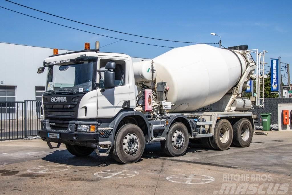 Scania P410+E6+STETTER 9M³ Cementbil