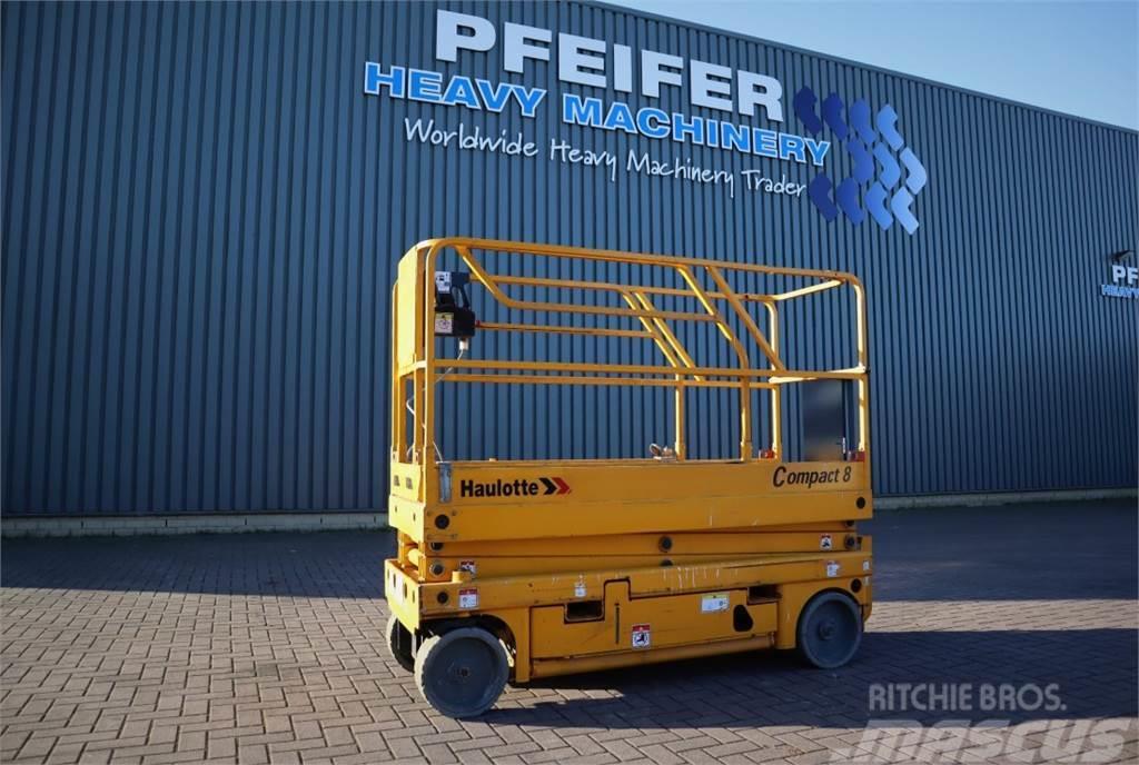 Haulotte COMPACT 8 Electric, 8.2m Working Height, 350kg Cap Saxliftar