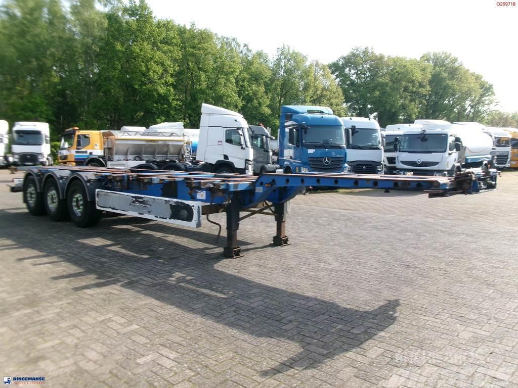 Krone 3-axle container trailer 20-30-40-45 ft SDC27 Containertrailer