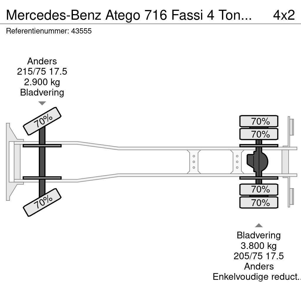 Mercedes-Benz Atego 716 Fassi 4 Tonmeter laadkraan Just 167.491 Allterrängkranar