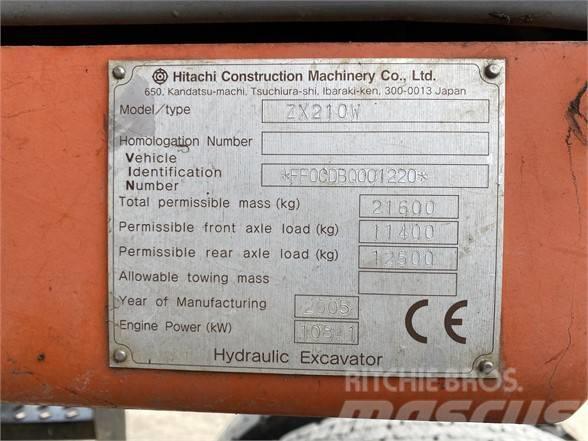 Hitachi ZX 210 W Hjulgrävare