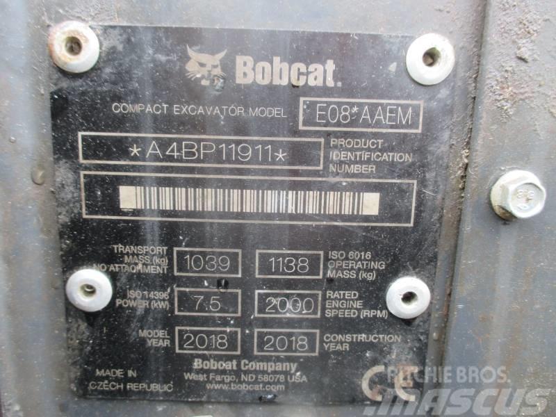 Bobcat E 08 Minigrävare < 7t