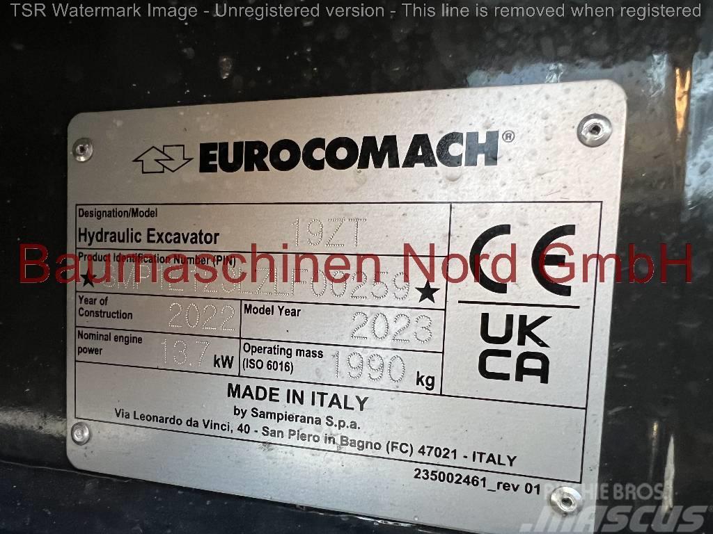 Eurocomach 19ZT +hydr. SW +Tilt -Demo- Minigrävare < 7t