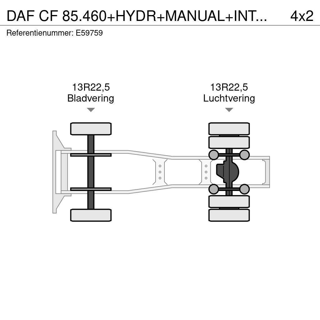 DAF CF 85.460+HYDR+MANUAL+INTARDER Dragbilar
