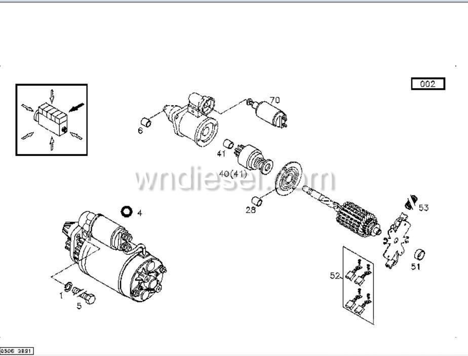 Deutz Spare-Parts-2013-Starter-0117-9586 Motorer