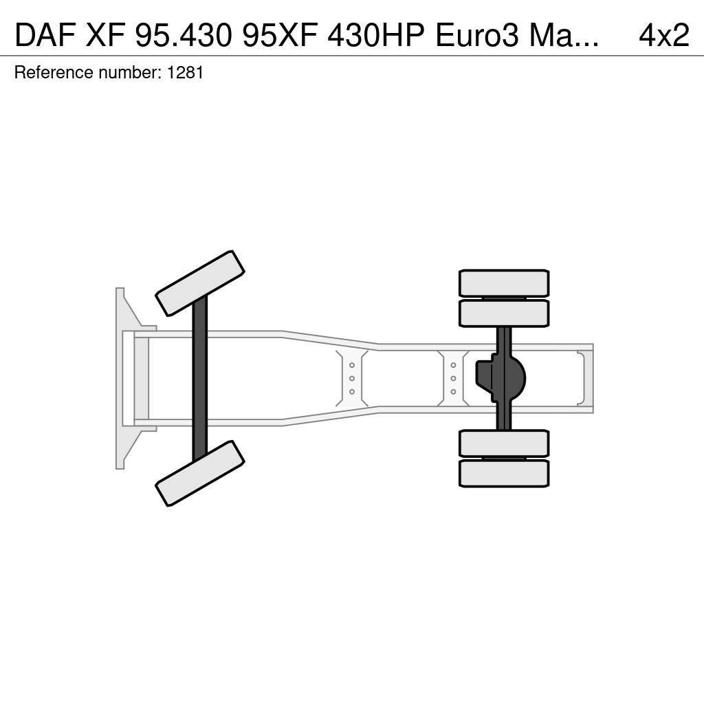DAF XF 95.430 95XF 430HP Euro3 Manuel Gearbox Hydrauli Dragbilar
