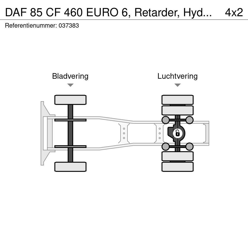 DAF 85 CF 460 EURO 6, Retarder, Hydraulic Dragbilar