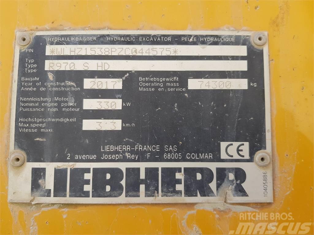 Liebherr R970 S HD Bandgrävare