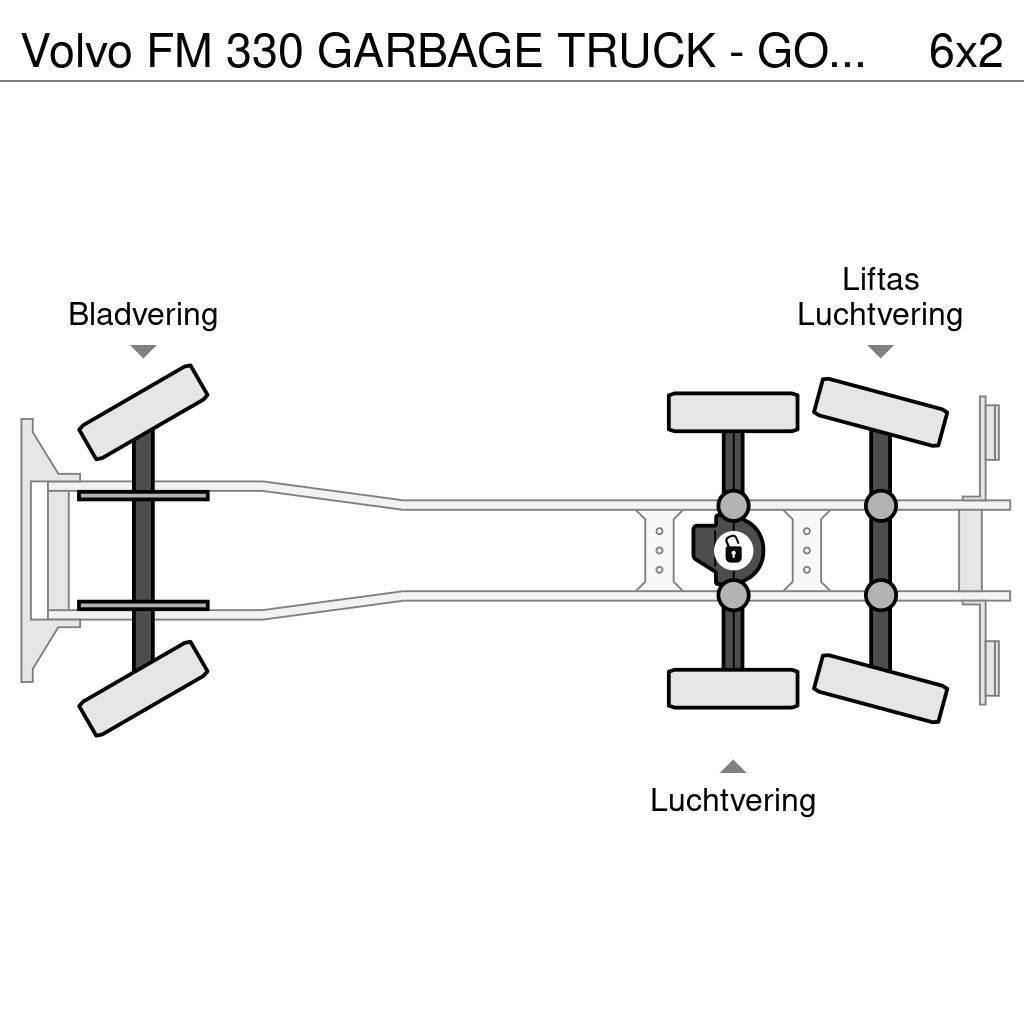 Volvo FM 330 GARBAGE TRUCK - GOOD WORKING CONDITION (!) Sopbilar