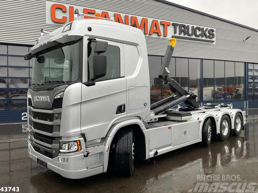 Scania R770 V8 8x2 Euro 6 Retarder Hyvalift 26 Ton NEW AN Lastväxlare/Krokbilar