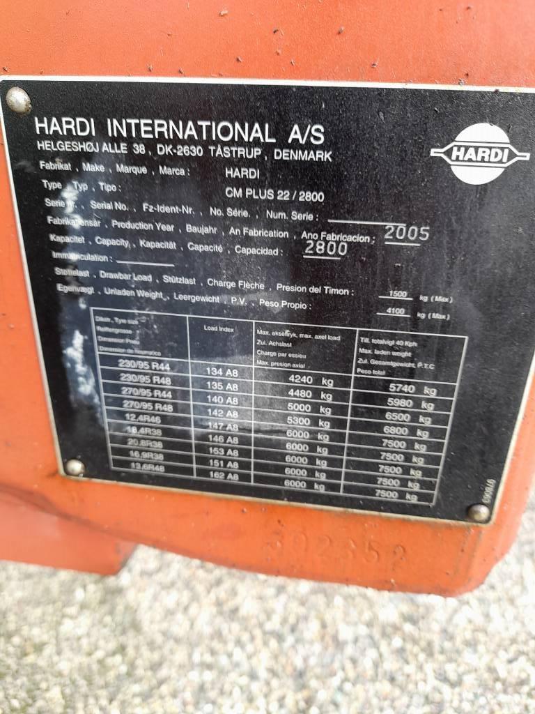 Hardi CM PLUS 22/2800 Dragna sprutor