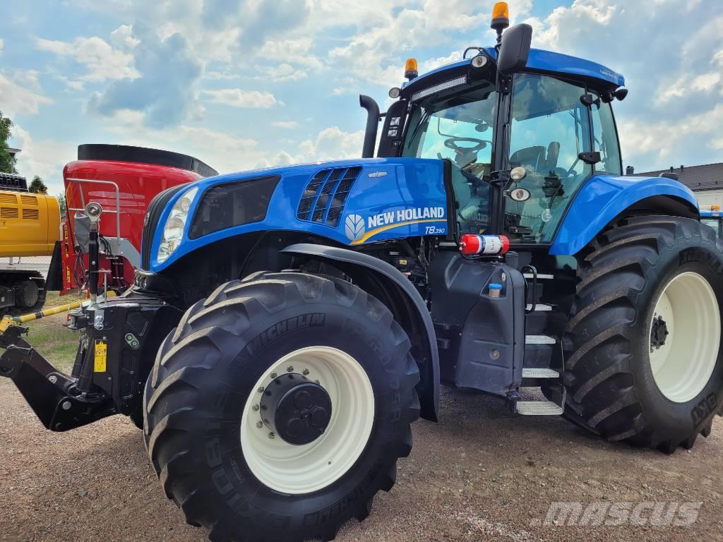 New Holland T 8.390 AC, FLP, GPS Traktorer