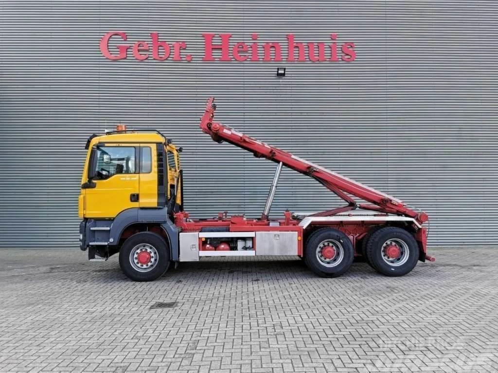 MAN TGS 26.480 6x6 HTS 30 Tons NCH System NL Truck Top Lastväxlare/Krokbilar