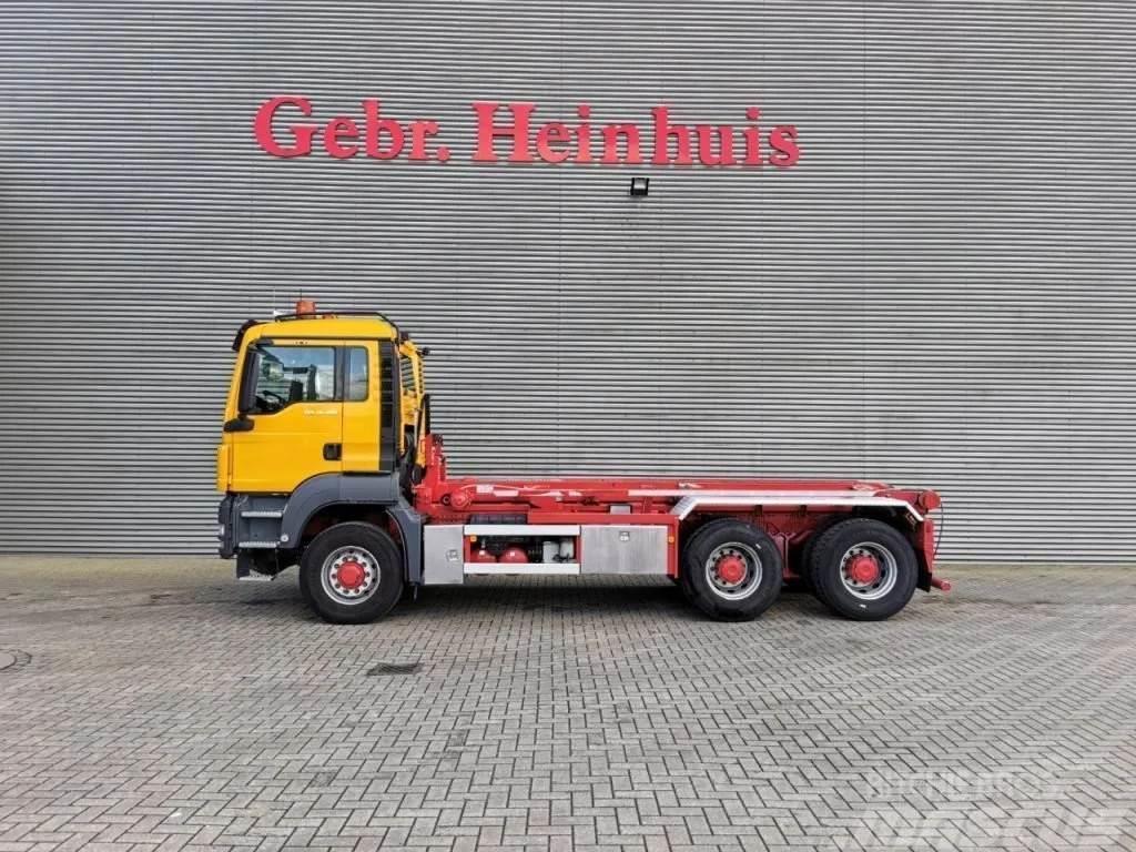 MAN TGS 26.480 6x6 HTS 30 Tons NCH System NL Truck Top Lastväxlare/Krokbilar