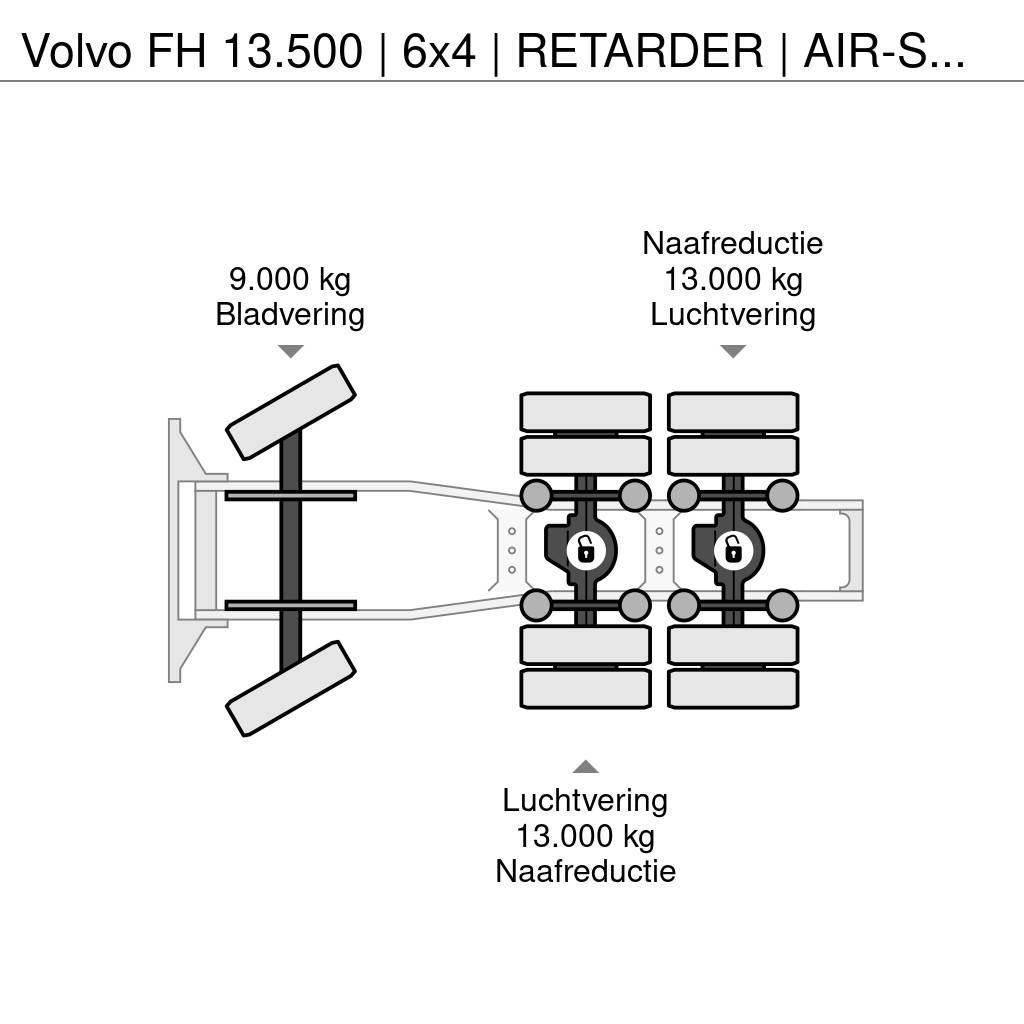 Volvo FH 13.500 | 6x4 | RETARDER | AIR-SUSPENSION | 3'5 Dragbilar