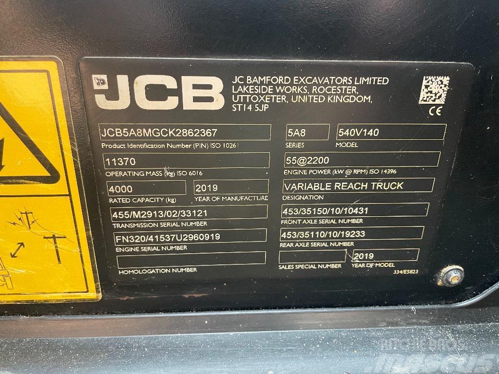 JCB 540V140 Teleskoplastare