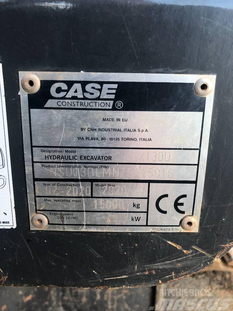 CASE CX 130 D Bandgrävare