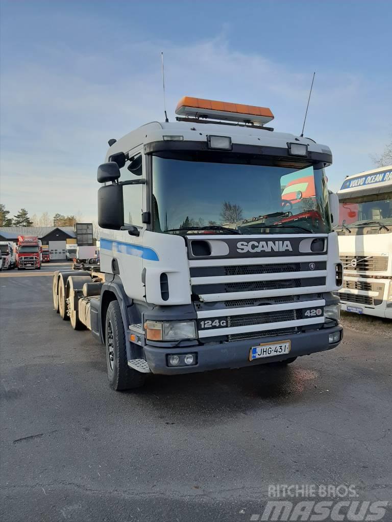 Scania P 124 Lastväxlare/Krokbilar