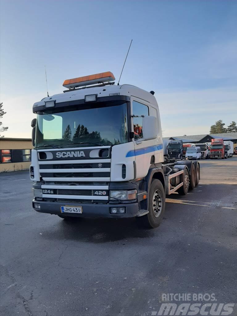Scania P 124 Lastväxlare/Krokbilar