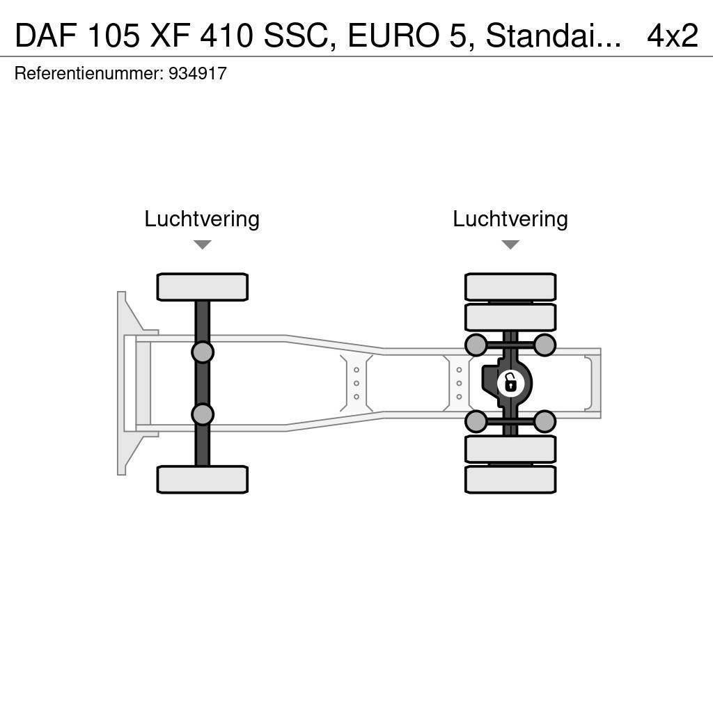 DAF 105 XF 410 SSC, EURO 5, Standairco Dragbilar