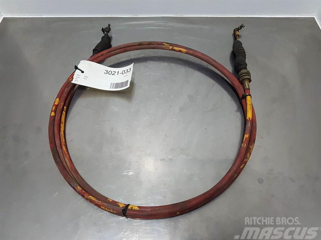 Liebherr L541-7010709-Throttle cable/Gaszug/Gaskabel Chassi och upphängning