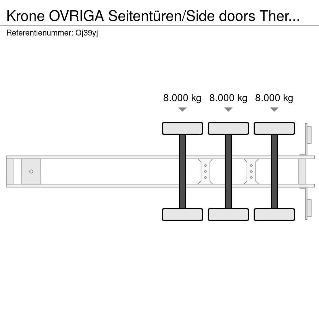 Krone OVRIGA Seitentüren/Side doors Thermo King SL400 Skåptrailer Kyl/Frys/Värme