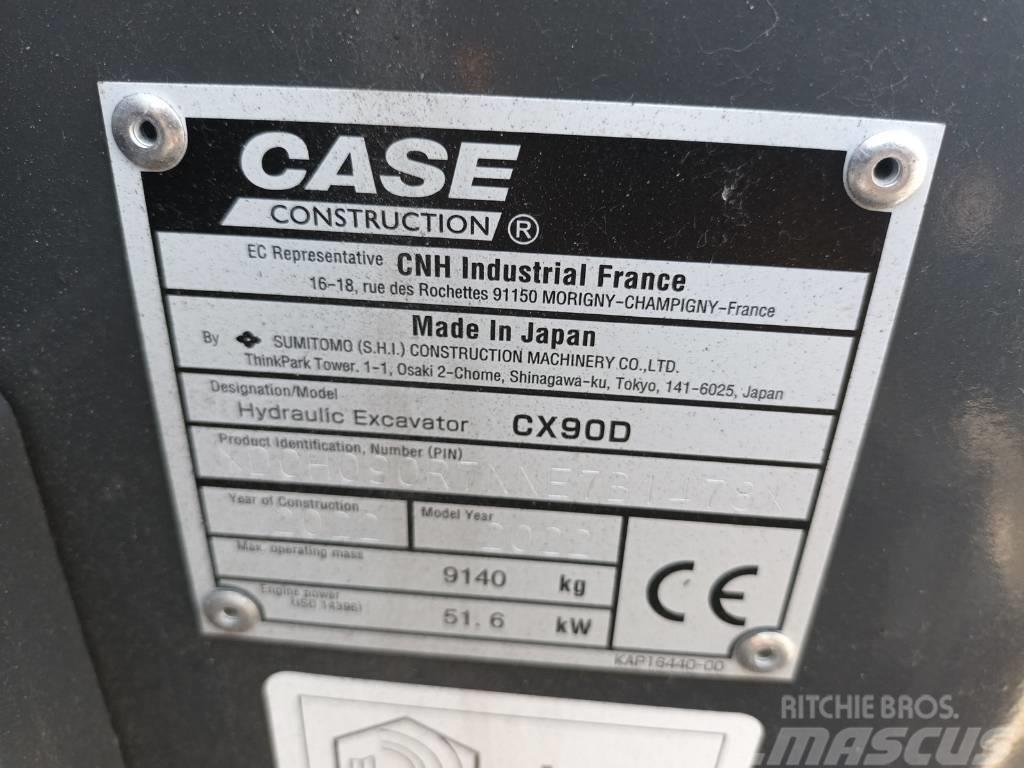 CASE CX 90 D Midigrävmaskiner 7t - 12t