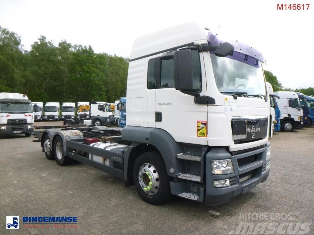 MAN TGS 26.360 Euro 5 6x2 chassis 20 ft + ADR Chassier