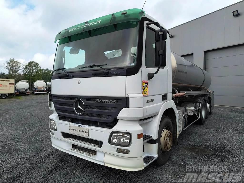 Mercedes-Benz Actros 2536 6X2 - TANK IN INSULATED STAINLESS STEE Tankbilar