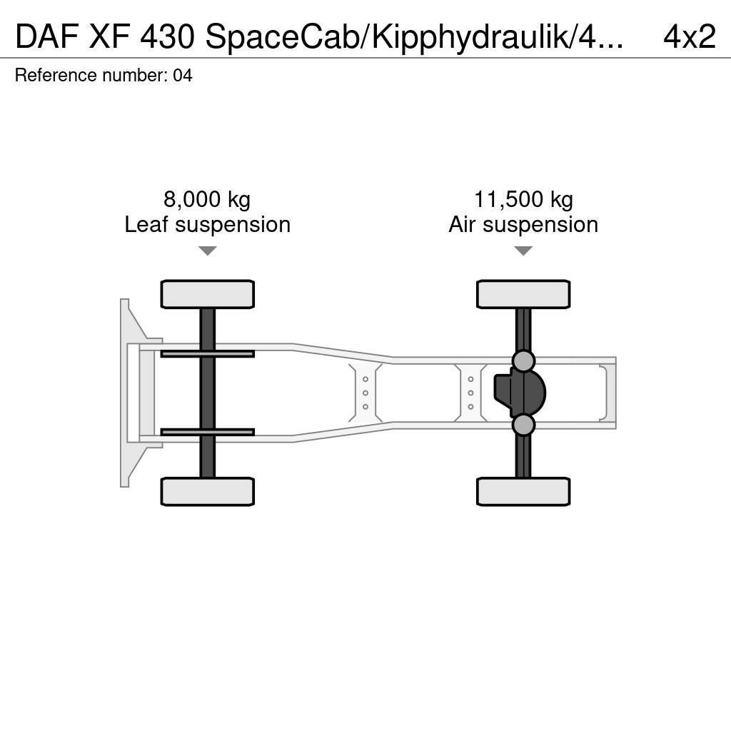 DAF XF 430 SpaceCab/Kipphydraulik/452 tkm/Euro 6 Dragbilar
