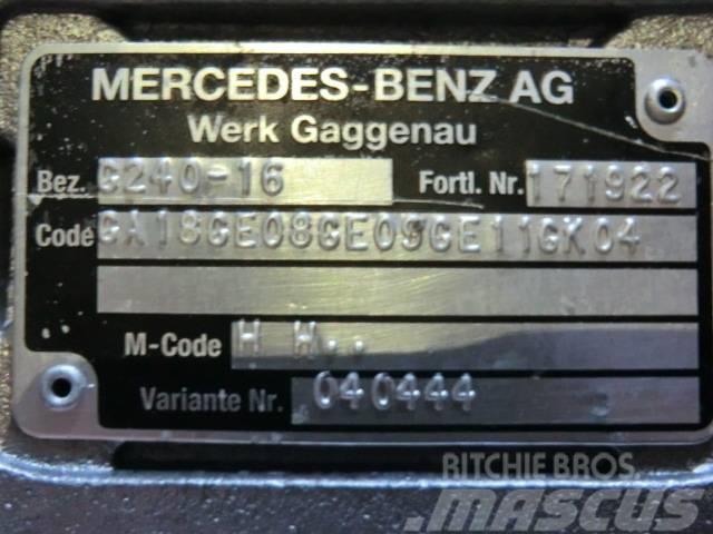  Getriebe / transmisson G240 Kranar, delar och tillbehör