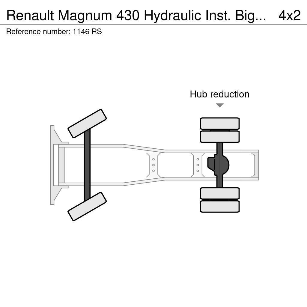 Renault Magnum 430 Hydraulic Inst. Big Axle Good Condition Dragbilar