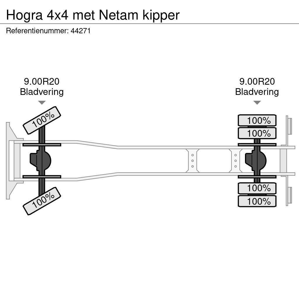  Hogra 4x4 met Netam kipper Tippbilar