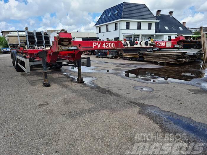 Krone SD | ALL CONNECTIONS | 4 PIECES Containertrailer