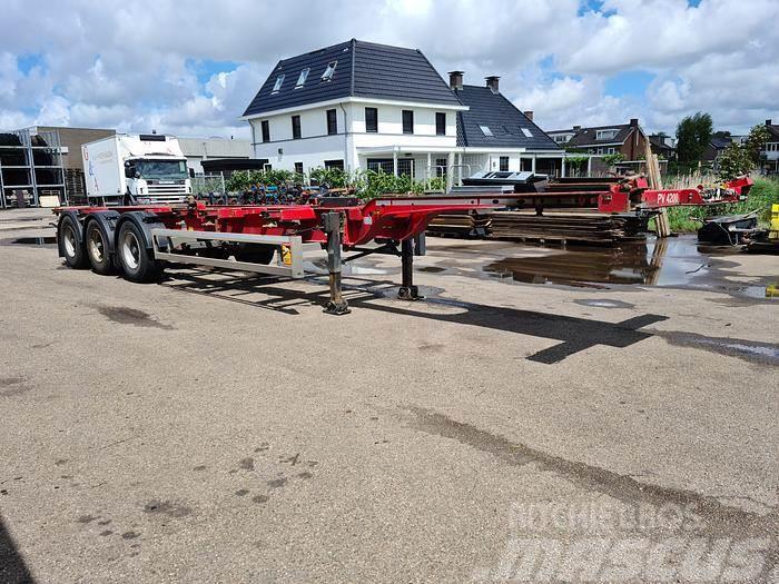 Krone SD | ALL CONNECTIONS | 4 PIECES Containertrailer