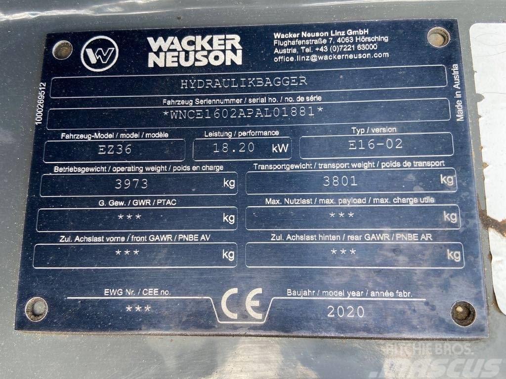 Wacker Neuson EZ36 Bandgrävare