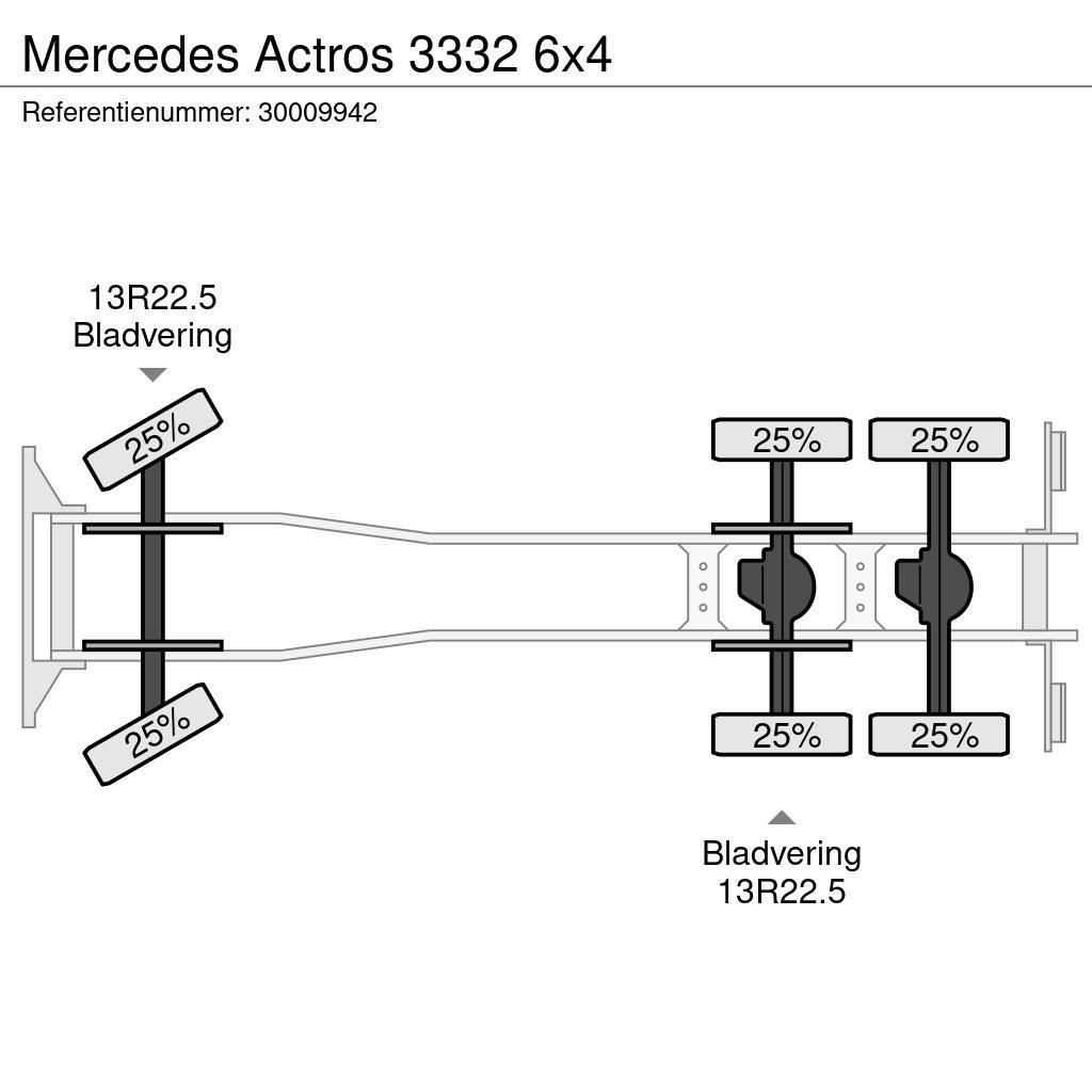 Mercedes-Benz Actros 3332 6x4 Tippbilar
