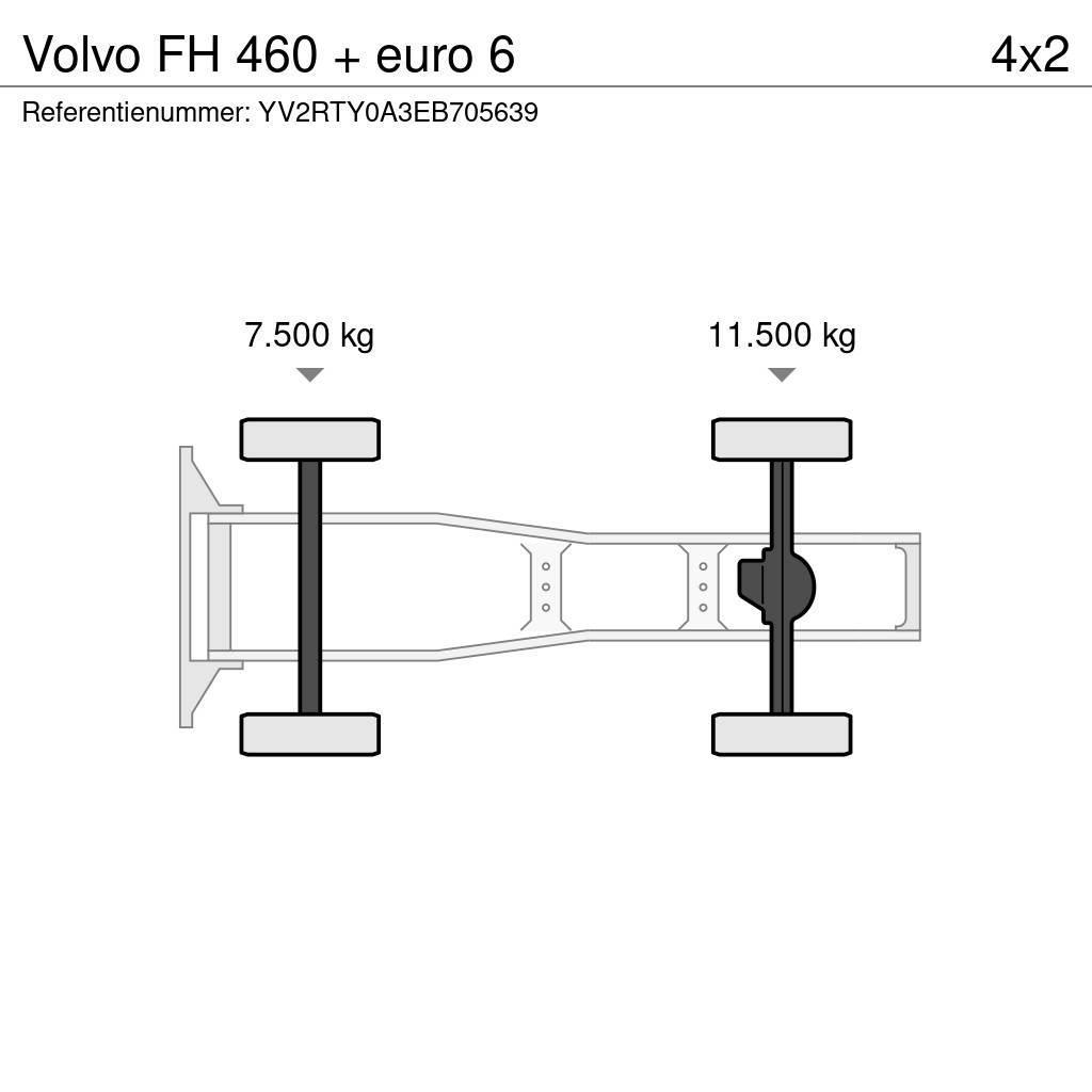 Volvo FH 460 + euro 6 Dragbilar