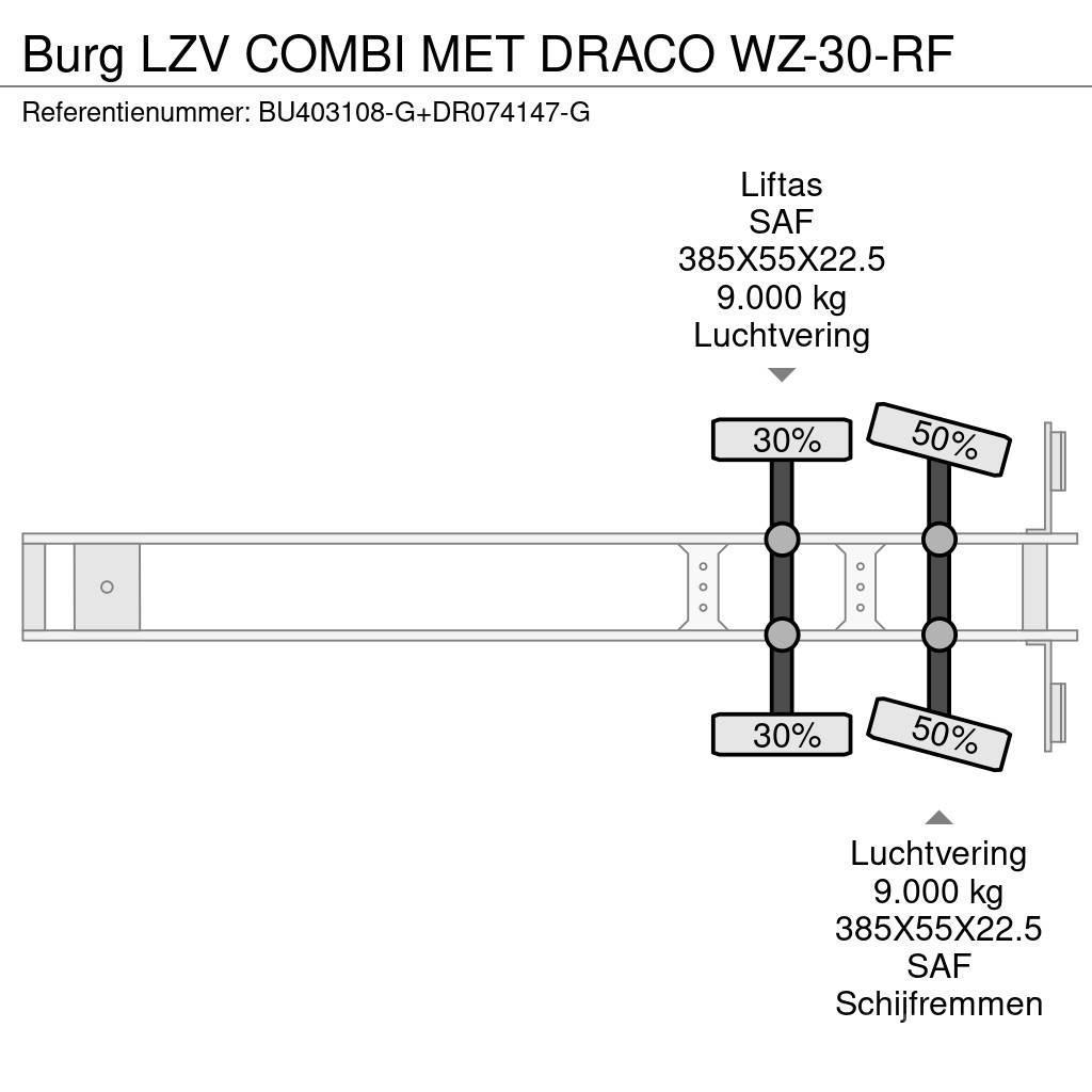 Burg LZV COMBI MET DRACO WZ-30-RF Skåptrailer Kyl/Frys/Värme