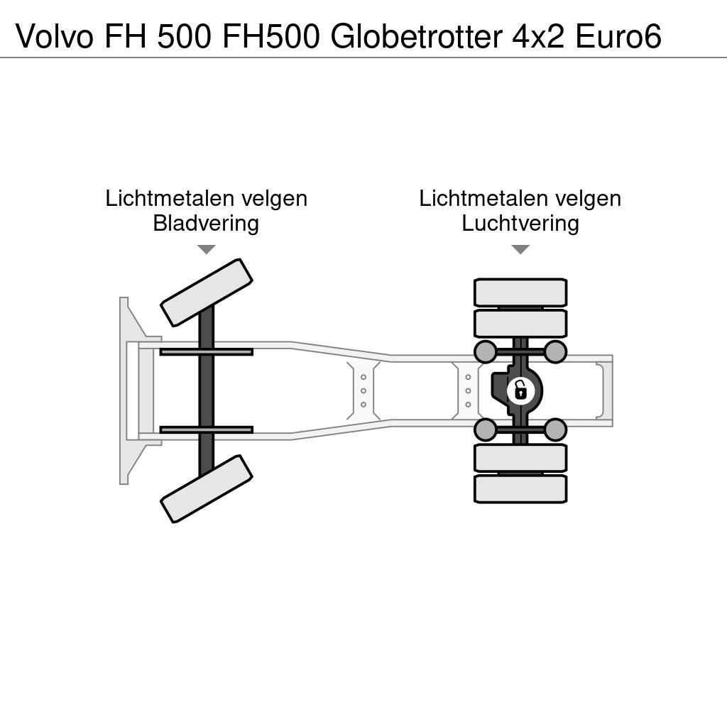 Volvo FH 500 FH500 Globetrotter 4x2 Euro6 Dragbilar