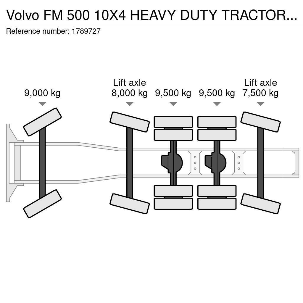 Volvo FM 500 10X4 HEAVY DUTY TRACTOR/SZM/TREKKER Dragbilar