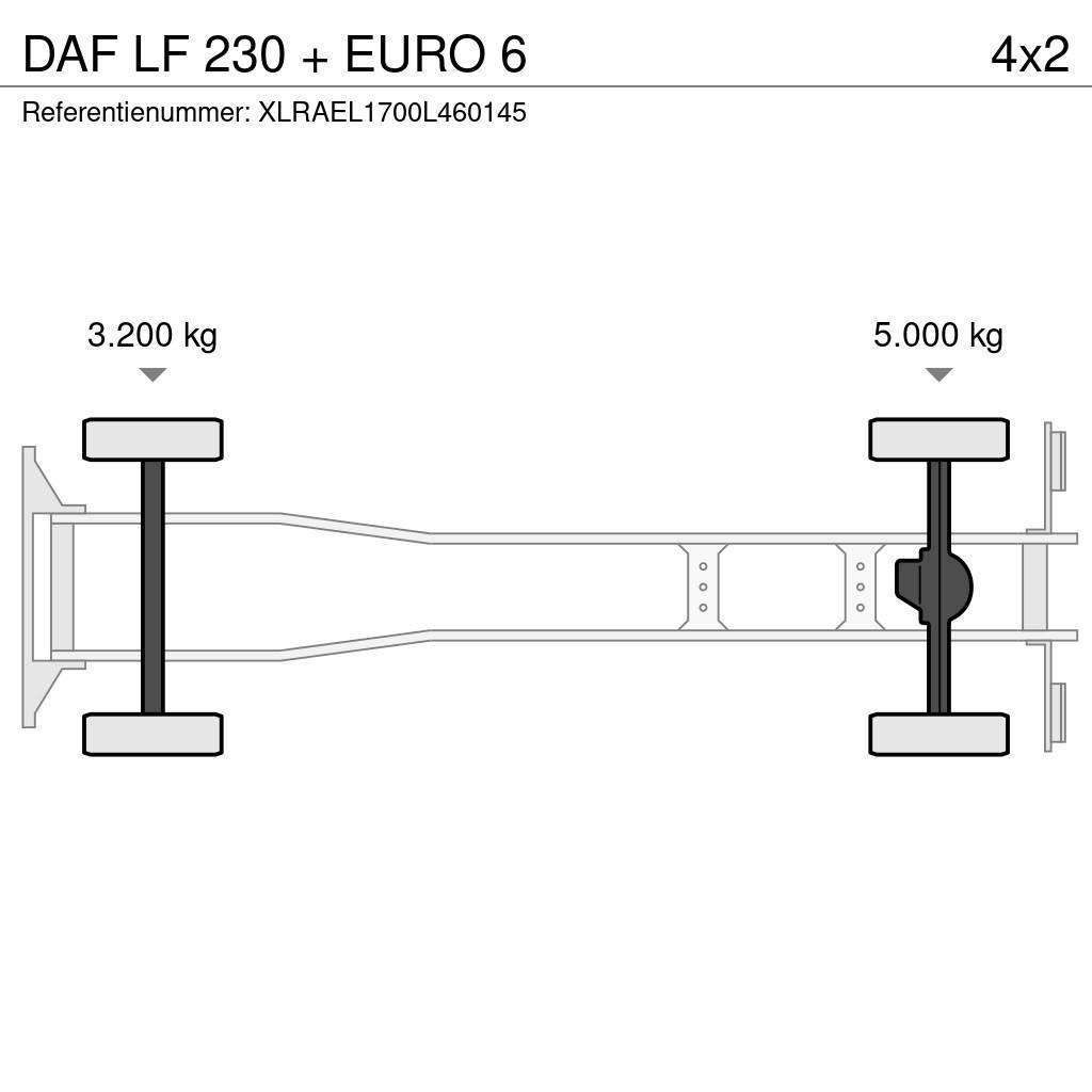 DAF LF 230 + EURO 6 Skåpbilar