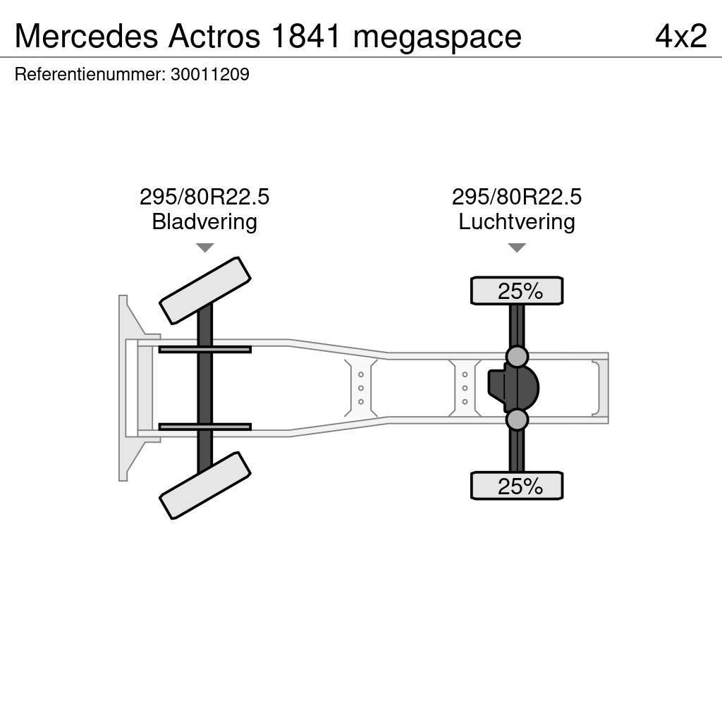 Mercedes-Benz Actros 1841 megaspace Dragbilar