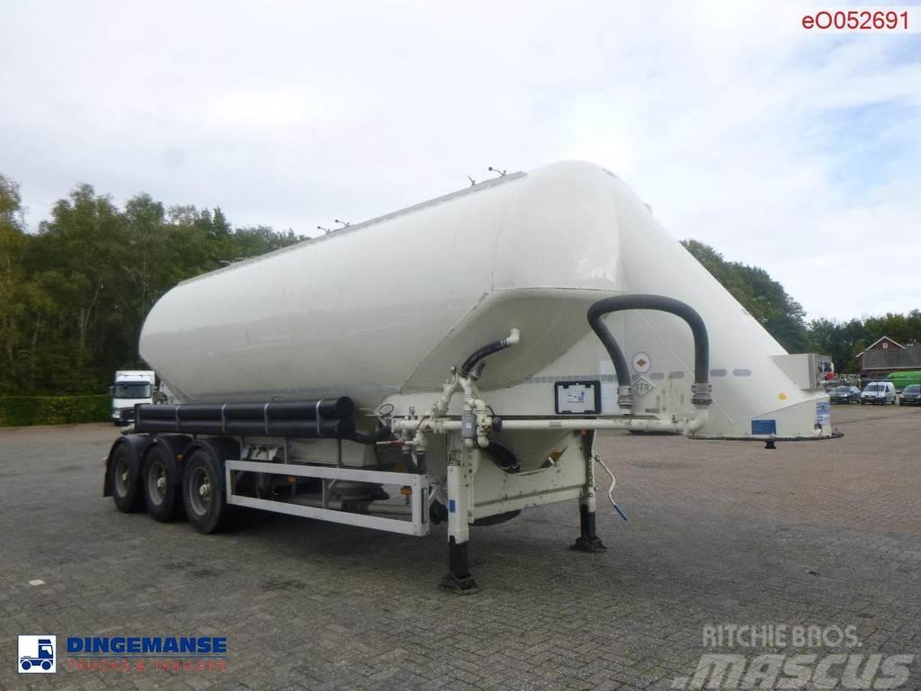 Feldbinder Powder tank alu 40 m3 / 1 comp Tanktrailer