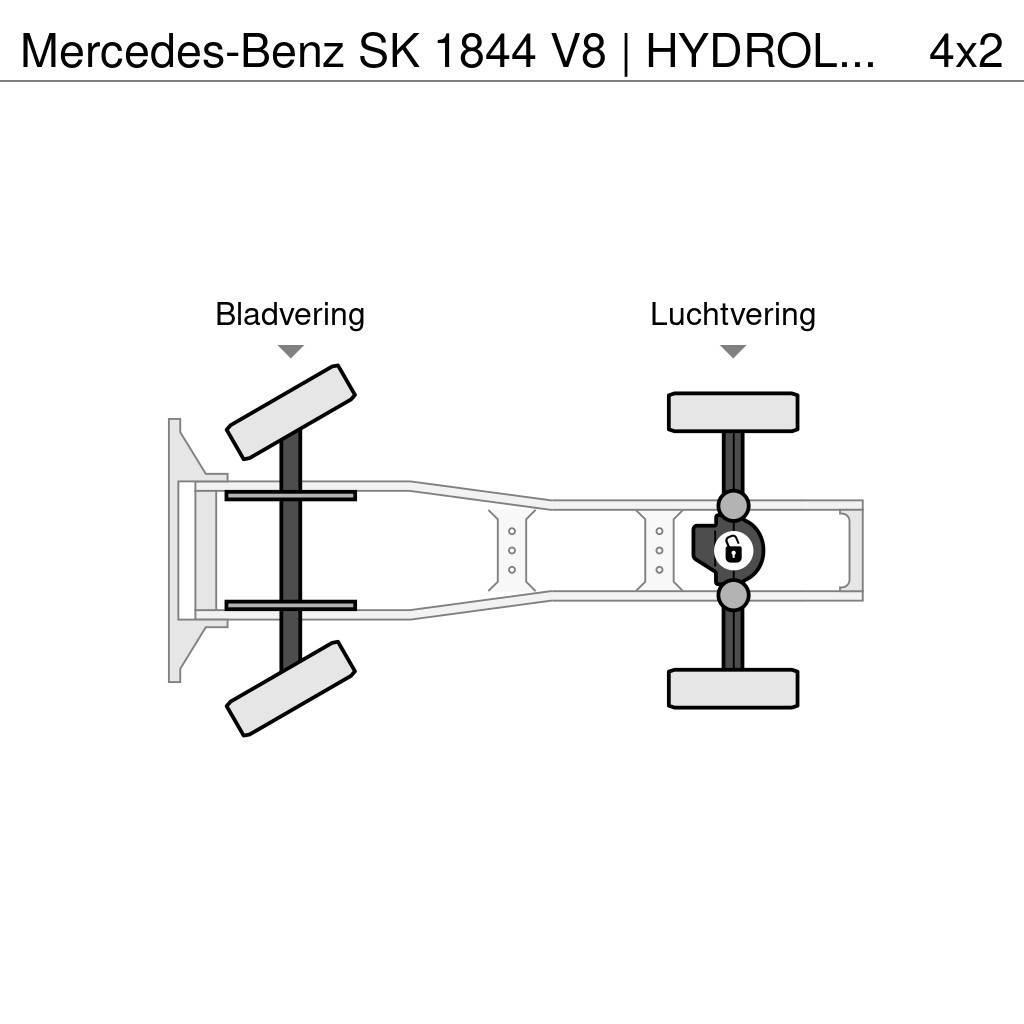 Mercedes-Benz SK 1844 V8 | HYDROLIC | RETARDER | MANUEL GEAR | H Dragbilar