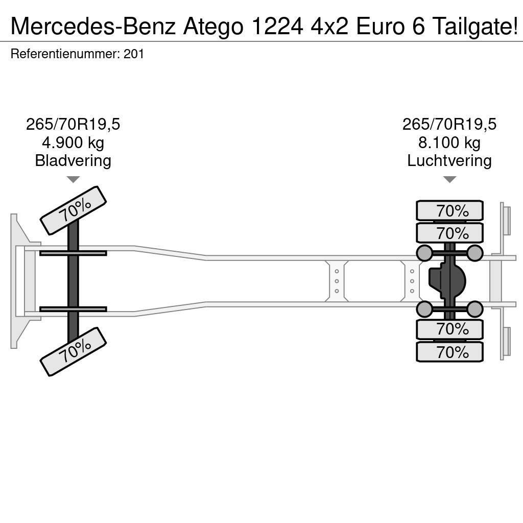 Mercedes-Benz Atego 1224 4x2 Euro 6 Tailgate! Skåpbilar