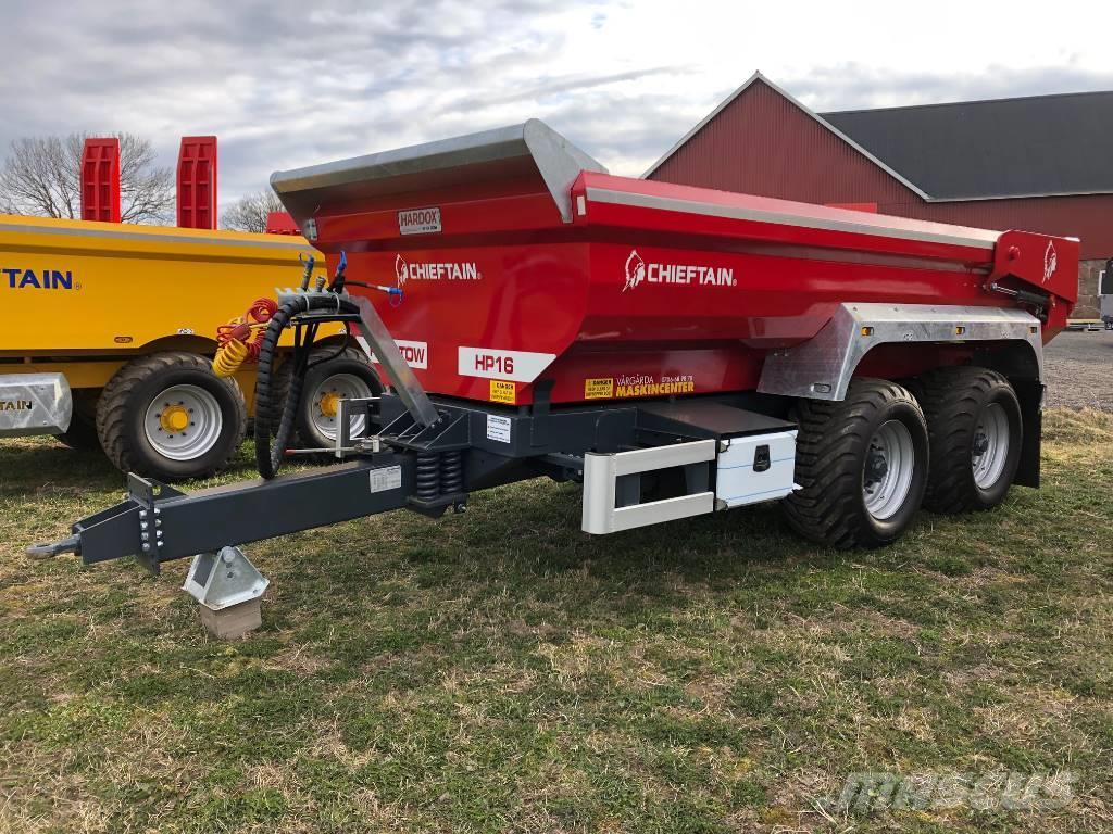 Chieftain HP16 Dumperkärra 16 ton Hardox 450 Tippvagnar