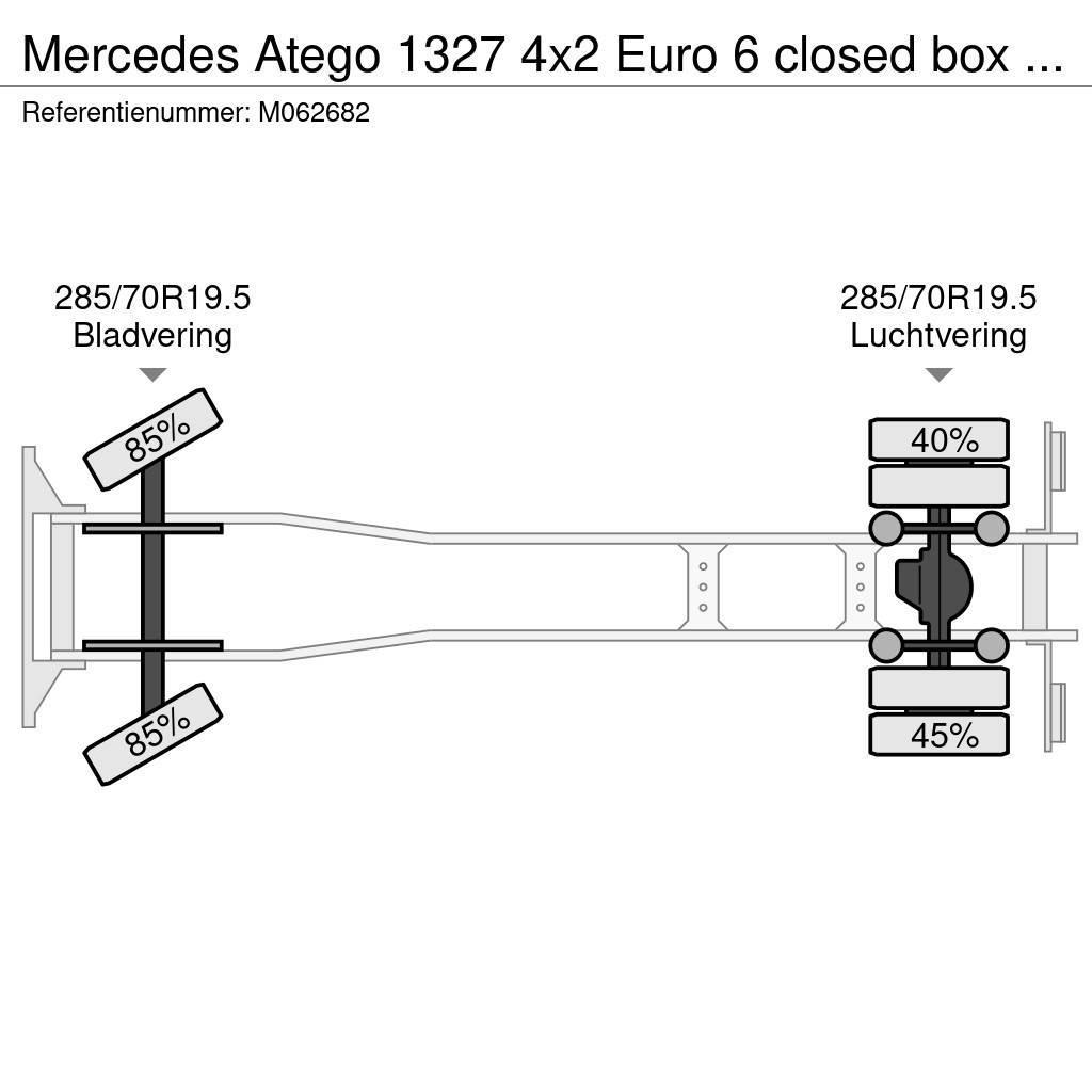 Mercedes-Benz Atego 1327 4x2 Euro 6 closed box + taillift Skåpbilar