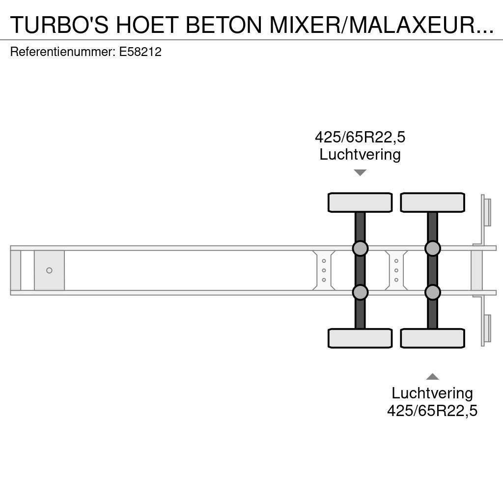  TURBO'S HOET BETON MIXER/MALAXEUR/MISCHER 10M3 +MO Övriga Trailers