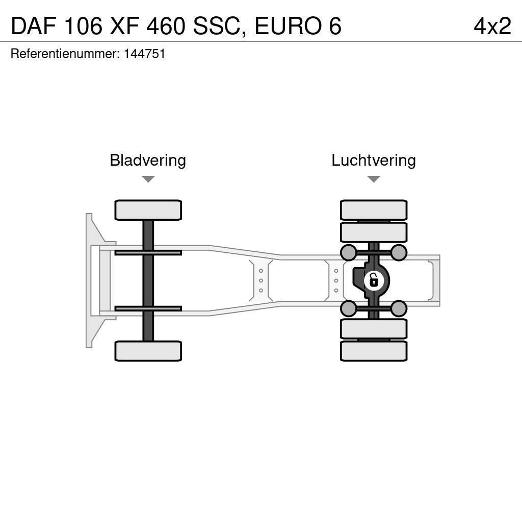 DAF 106 XF 460 SSC, EURO 6 Dragbilar